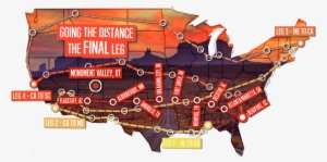 The Final Leg Map - Forrest Gump #3050502
