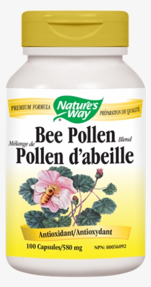 Bee Pollen Blend - Nature's Way Bee Pollen, 580 Mg, 100 Capsules #3050625