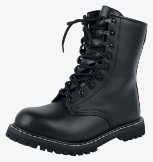 Combat Boots Men Boot Black Leather Shaft Height - Vagabond Grace Schnür Stiefeletten #3051539