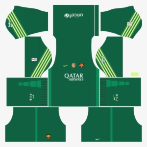 Kit Barcelona Dls16 Uniforme Goleiro Casa 15 - Dream League Soccer Kit Do Psg #3051828