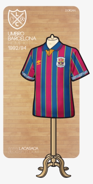 La Casaca Umbro Barcelona Fantasy Home Kit 1992/94 - Football #3051997