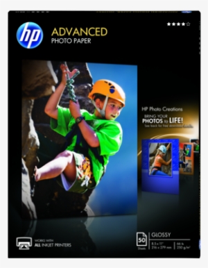 Hp Advanced Glossy Photo Paper-50 Sht/letter/8 - Hp Advanced Glossy Photo Paper-50 Sht/letter/8.5 X #3052494