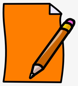 Pencil And Paper Clipart Png - Managing Self Key Competency #3052873