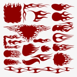 Some Tribal Style Flame Silhouettes - Alev Deseni Png #3053064 Some Tribal Style Flame Silhouettes - Alev Deseni Png #3053064