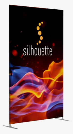 Silhouette™ 5′ - Blue And Red Fire #3053093