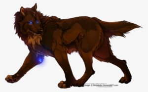 A&o Anime Wolf Pack Wallpaper Titled Oh Yeah - Dark Brown Wolf Anime #3053810