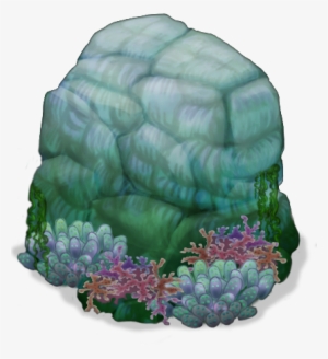 Water Island Big Rock - Rock In Water Png #3054345