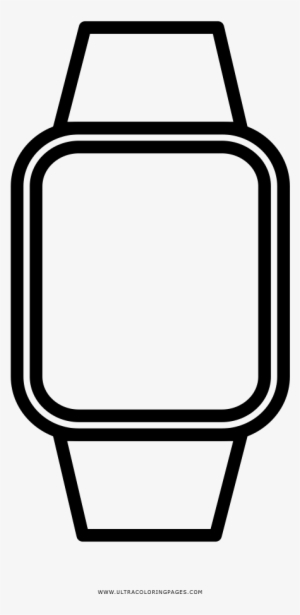 Iwatch Coloring Page - Drawing - Free Transparent PNG Download - PNGkey