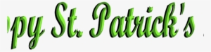 Patrick`s Day Clipart Border - Happy St Patrick's Day Banner #3055248