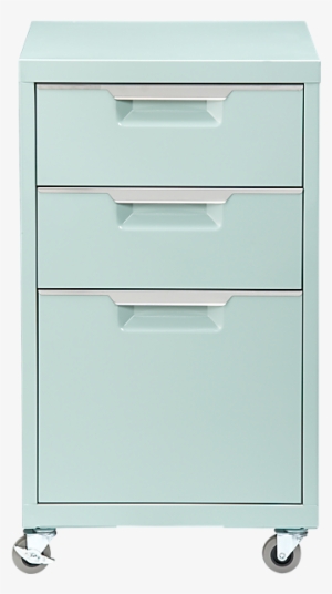Mint File Cabinet From Cb2 $159 - Rolling File Cabinet #3055517