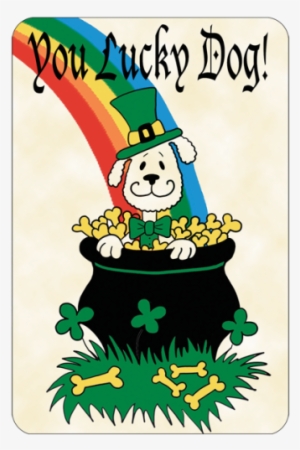 Crunchkins Edible Crunch Card You Lucky Dog St. Patricks #3055900