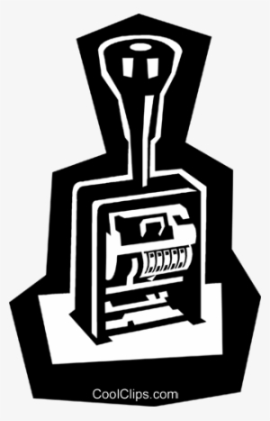 Business Date Stamp Royalty Free Vector Clip Art Illustration - Date Stamp Clip Art #3057187