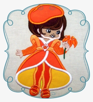 Orange Lizzy - Embroidery #3057798