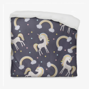 Unicorn Vector Seamless Pattern Duvet Cover • Pixers® - Vinyl Wall Mural #3058036
