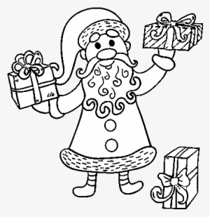 Desenho De Presentes De Papai Noel Para Colorir - Drawing #3058610