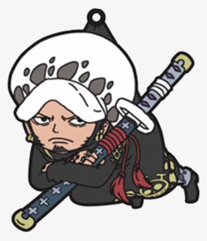 Rubber Trafalgar D - One Piece Rubber Keychains #3058994