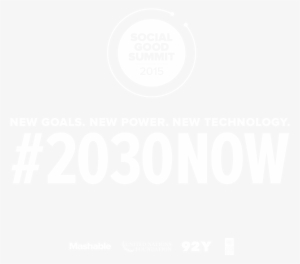 Speakers - Social Good Summit 2016 Logo #3062918
