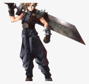 16-bit Cloud Strife - Final Fantasy Vii Sprites - Free Transparent PNG ...