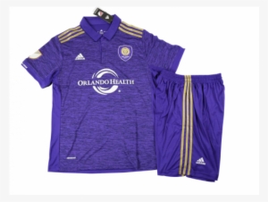 Kids 2017 Orlando City Home Jersey Kits - Orlando Health #3064550