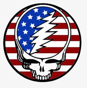 Grateful Dead Logo Png - Steal Your Face American Flag #3065282