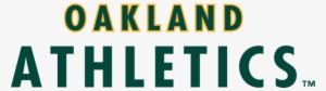 Oakland Athletics Wordmark - Oakland Athletics Logo Transparent #3065706
