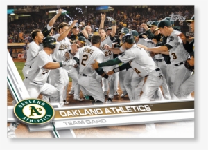 Oakland Athletics 2017 Topps Baseball Series 2 Team - Test Cricket #3066409
