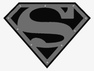 Superman Logo Black And White - Dangerous Goods Class 2.2 #3068464