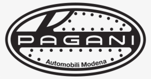 Pagani Logo, Hd 1080p, Png - Pagani Logo Black And White #3069220