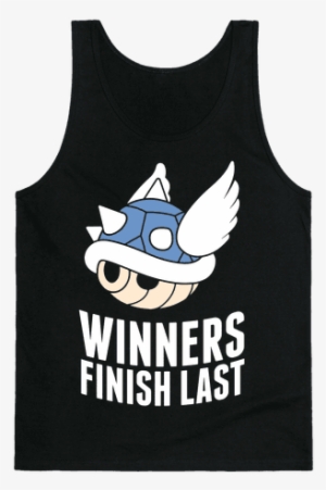 Winners Finish Last In Mario Kart Tank Top - Blue Mario Kart Shell #3069351 Winners Finish Last In Mario Kart Tank Top - Blue Mario Kart Shell #3069351