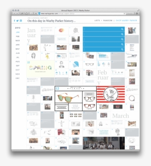 Mslk Warby Parker Annual Report - Warby Parker Infographic Design #3069842