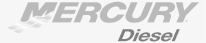 Mercury Diesel Grey - Mercury Marine Racing Logo #3070236