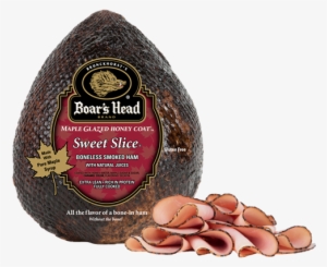 Whole Sweet Sliced Ham - Boars Head Bacon, Fully Cooked - 2.29 Oz #3071274