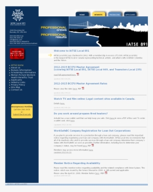 Iatse Local 891 Competitors, Revenue And Employees - Web Page #3072594