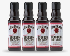 8 X 200ml 4 Bottles Of Jim Beam Bourbon Bbq Sauce - Jim Beam #3073046