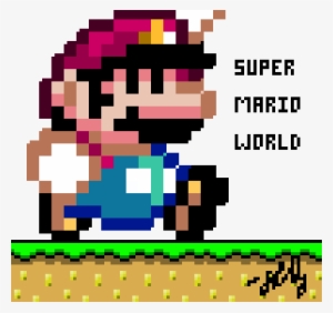 Super Mario World - Super Mario World Pixel Art #3074941