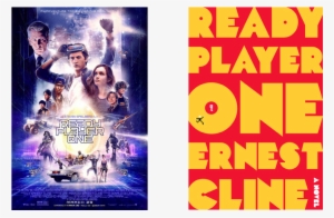 Ready Player One Movie Poster And Book Cover - First Edition: Ready Player One By Cline Ernest #3075085