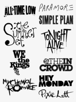 All Time Low, Hey Monday, And My Chemical Romance Image - We The Kings Logo Transparent #3075445