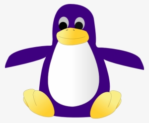 Purple Penguin Clip Art - Penguin Cartoon No Background #3075582