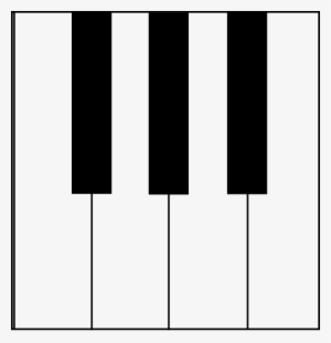 Piano Clipart Chord Progression Chord Chart - Three Black Keys #3076774