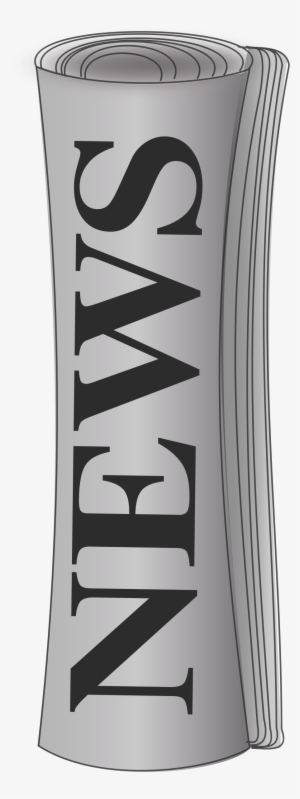 Newspaper Clipart 4 Image - Rolled Newspaper Clipart #3077750