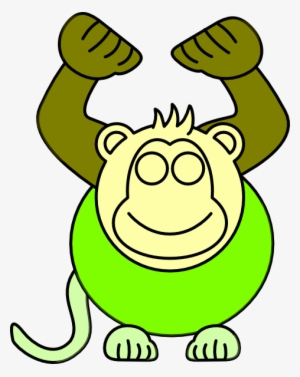 How To Set Use Monkey Clipart - Monkey Drawing Black And White #3077914
