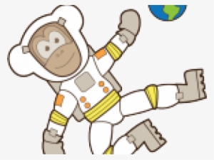 Monkey Clipart Astronaut #3078114