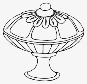 This Free Icons Png Design Of Vase 13 Line Drawing #3078560