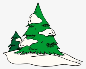 Snowy Pine Trees Clip Art Carney Designs Custom Party - Clip Art #3078644