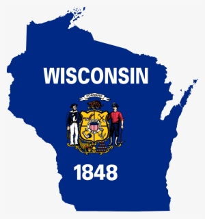 A - Wisconsin Flag And Map #3079579 A - Wisconsin Flag And Map #3079579