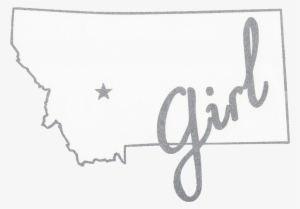 Car Decal, Montana Girl - Drawing #3080072