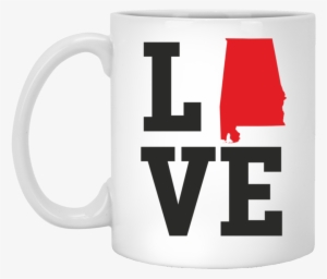 Alabama Love Coffee Mug For Al State Outline Pride - Girl Scout Svg Free #3080217