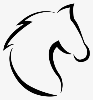 Clipart Resolution 904*981 - Simple Horse Head Cartoon #3080325