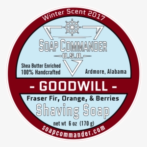 Goodwill White Middle Outline V=1512524399 - Soap Commander Shaving Soap, Fortitude #3080381