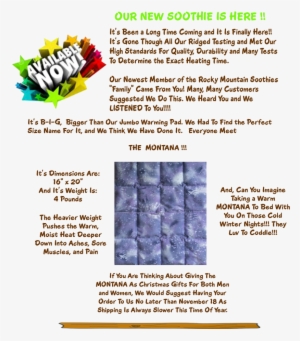 Coming Soon - Rocky Mountain Soothies #3080485